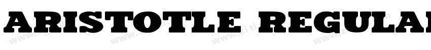 ARISTOTLE Regular字体转换